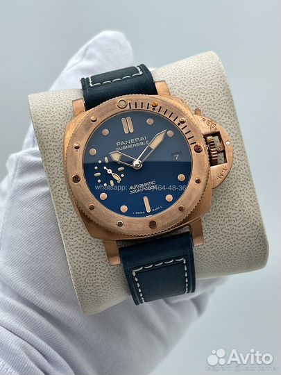 Часы panerai submersible bronzo blu abisso