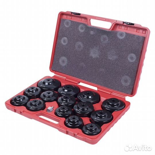 Набор чашек масляных фильтров 15пр мастак 103-4001