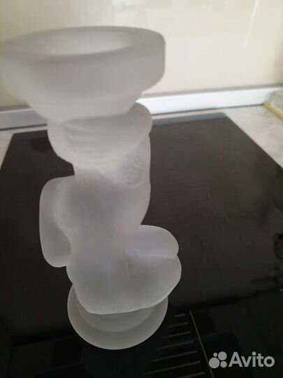 Подсвечник стекло матовое