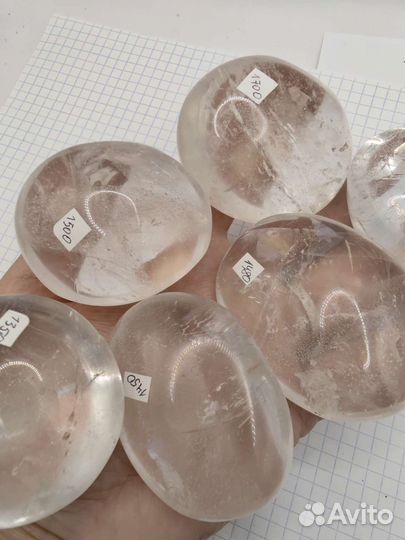 Горный хрусталь крупная галтовка