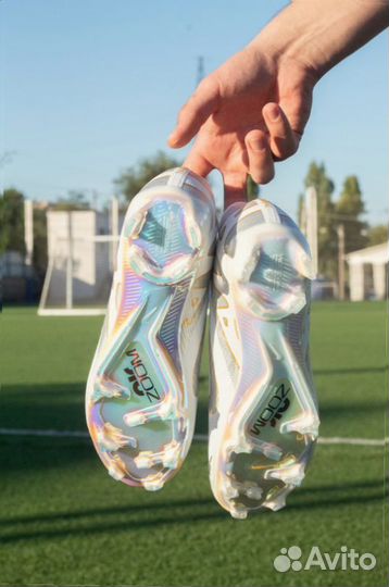 Бутсы Nike mercurial air zoom white pattern