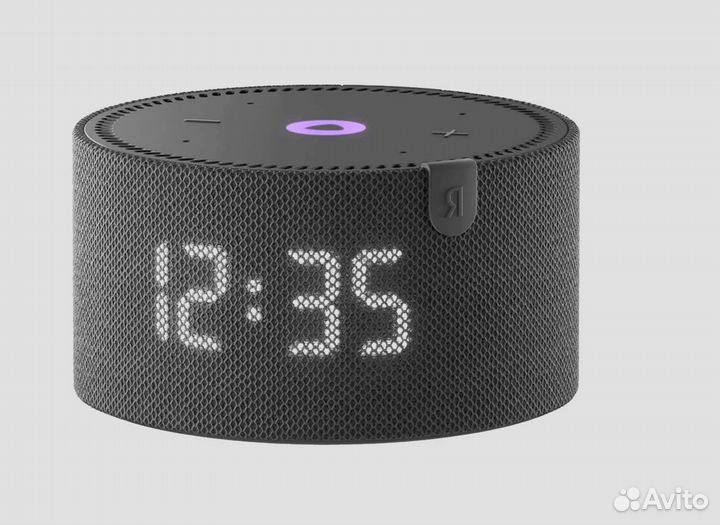 Умная колонка Яндекс Новая Станция Мини (с часами)