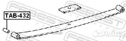 Сайлентблок рессоры зад прав лев Febest TAB-432