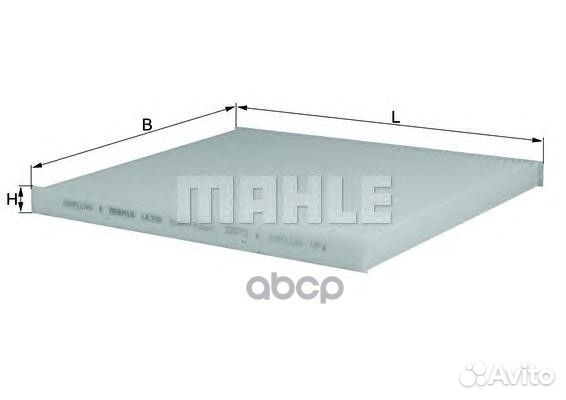 LA298 фильтр салона Kia Cerato all 04 LA298 M