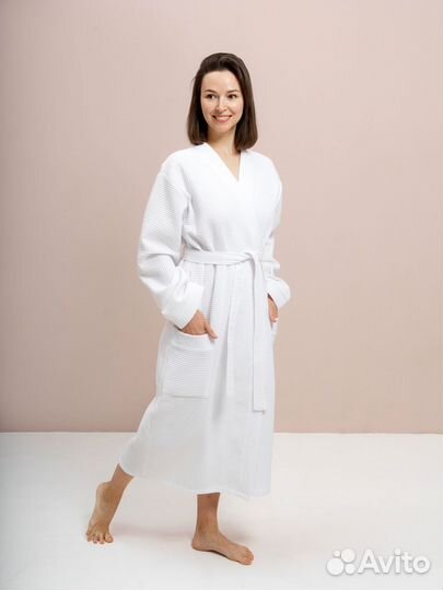 Халат вафельный оптом для гостиниц/отелей