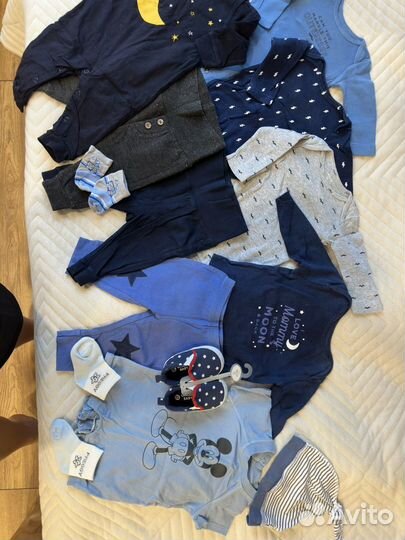 Пакет вещей для новорожденного 56-62 hm carters