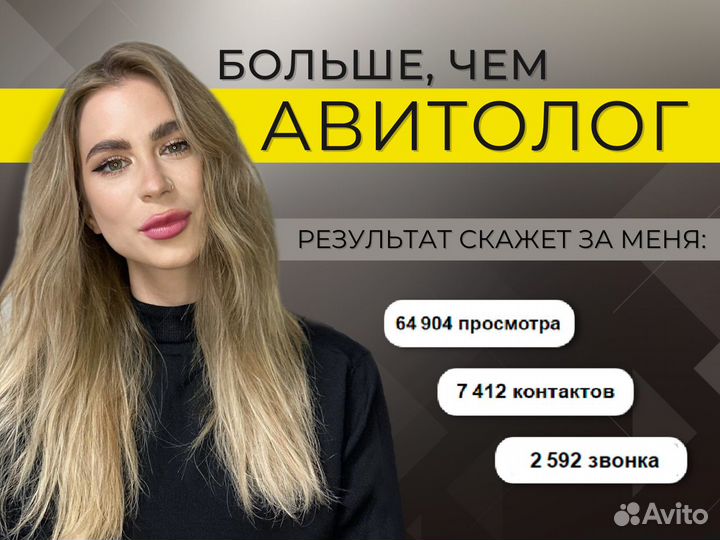 Авитолог / Действительно качественное продвижение
