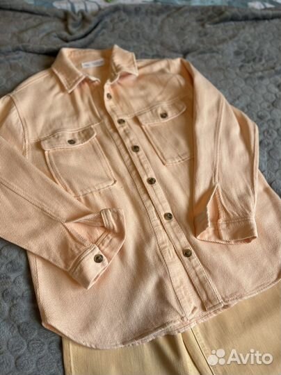 Рубашка и джинсы на девочку zara