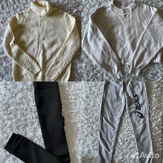 2 болиших пакета одежды и обуви, на рост 130-140