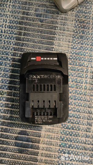 Аккумулятор Metabo 18 v 4ah