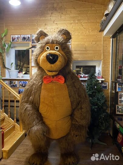 Поздравления от мишки (ростовая кукла)