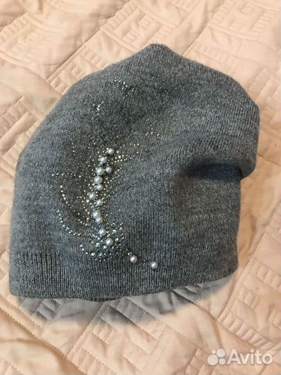 Шапка на флис новая