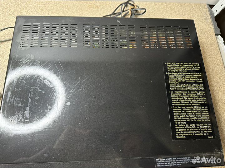 Видеомагнитофон sharp vc-779