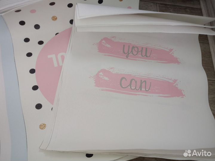 Тканевые постеры 30*40 без рамки