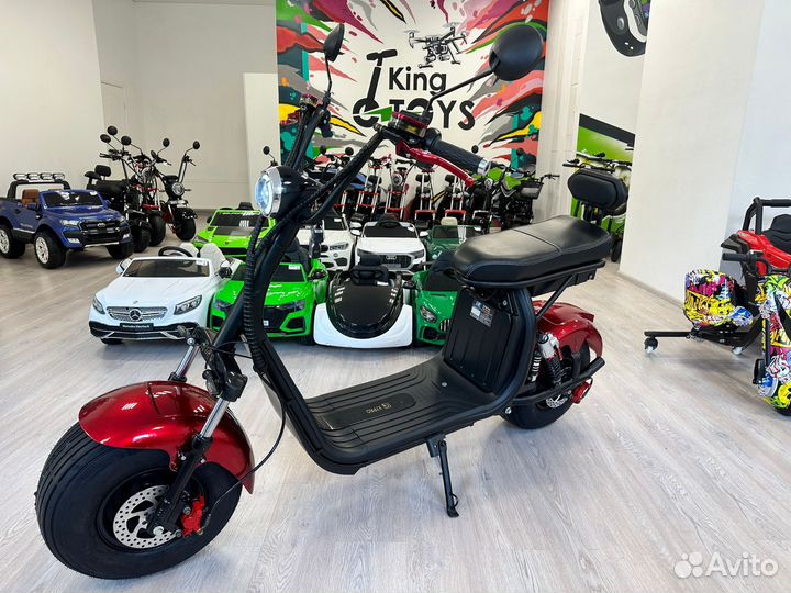 Электроскутер Citycoco GT X7 PRO RED