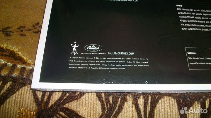 2LP Paul McCartney Paul is live (новый )