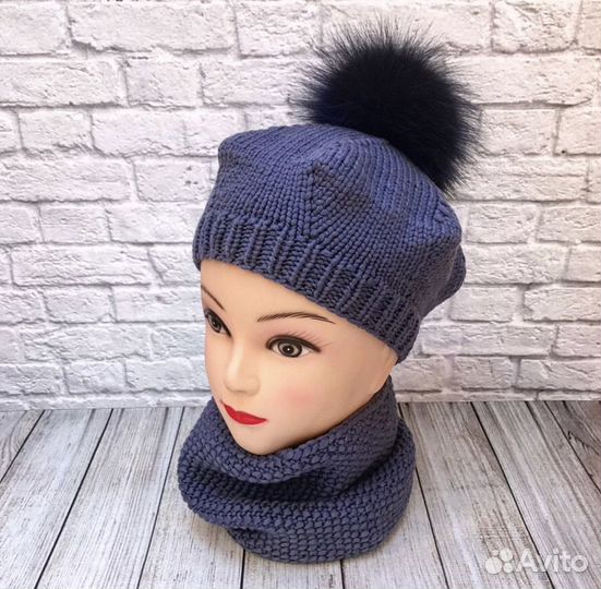 Комплект Берет и снуд