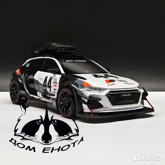 Машинка Audi RS6 ABT модель 1:24 Ауди рс6