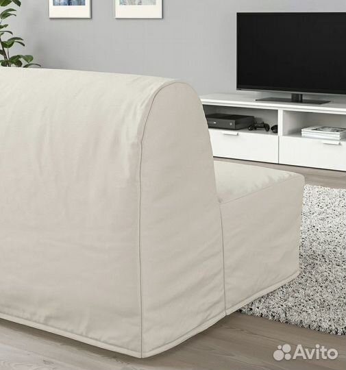 Ликселе Икеа - новый чехол на кресло, ткань Ранста