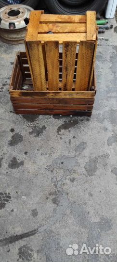 Ящики деревянные для фруктов, овощей и декора