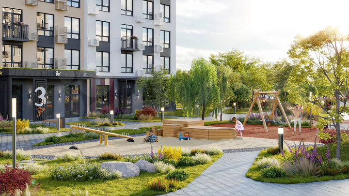 1-к. квартира, 33,4 м², 20/25 эт.
