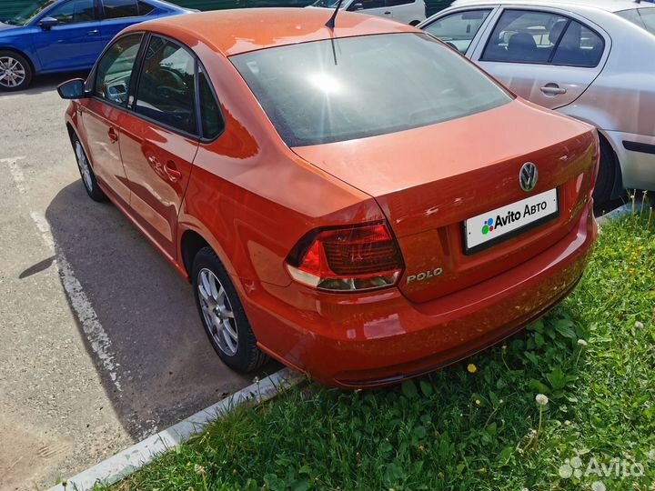 Volkswagen Polo 1.6 AT, 2016, 116 000 км