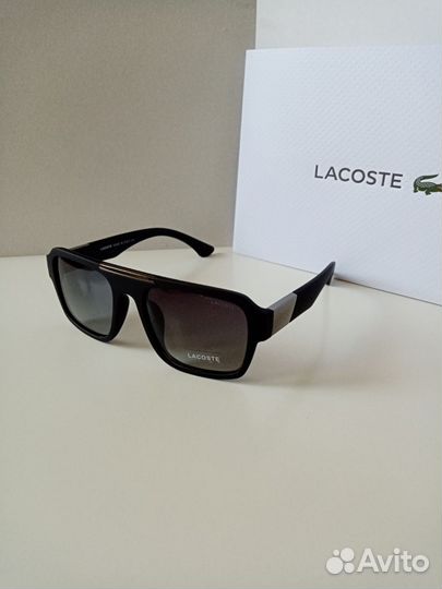 Солнцезащитные очки Lacoste polarized голубые с гр