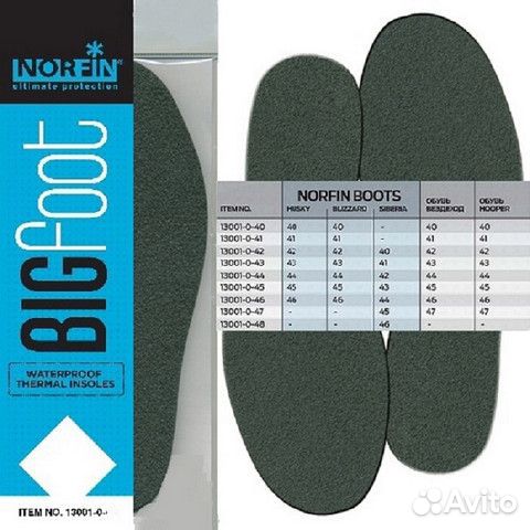 Термостельки norfin bigfoot