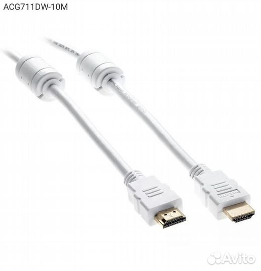 Видеокабель Aopen hdmi (M) - hdmi (M) 10.00м, ACG