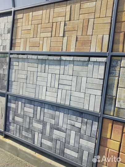 Тротуарная плитка кирпичек все цвета колормикс