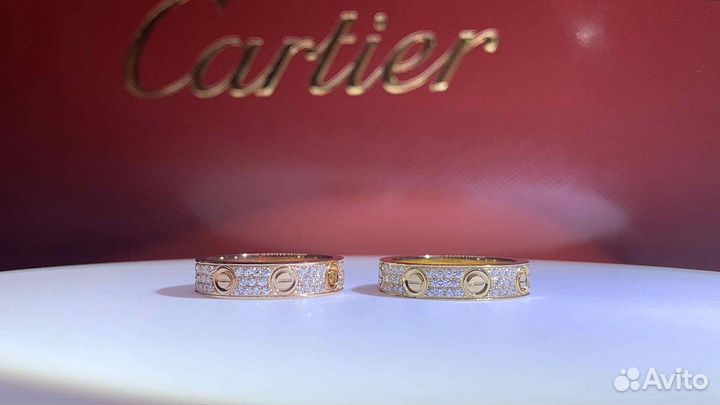 Обручальное кольцо Cartier Love Ring 0,22ct
