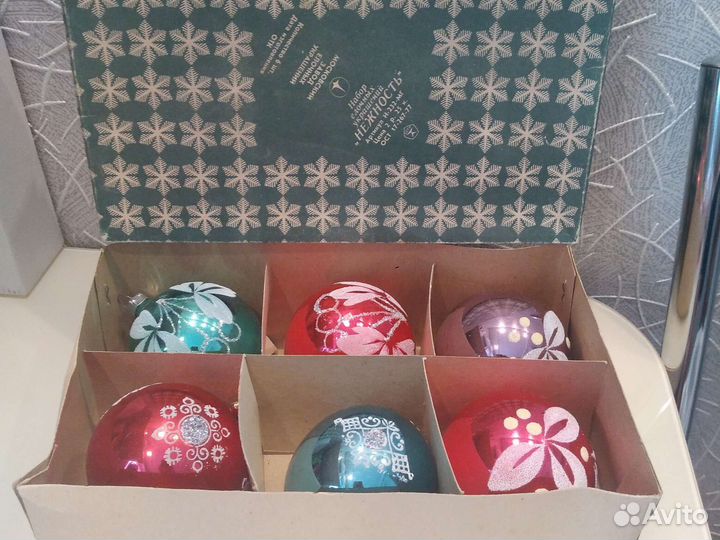 Елочные игрушки СССР