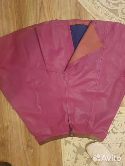 Кожаная юбка