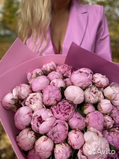 Букет пионов. Доставка. Цветы