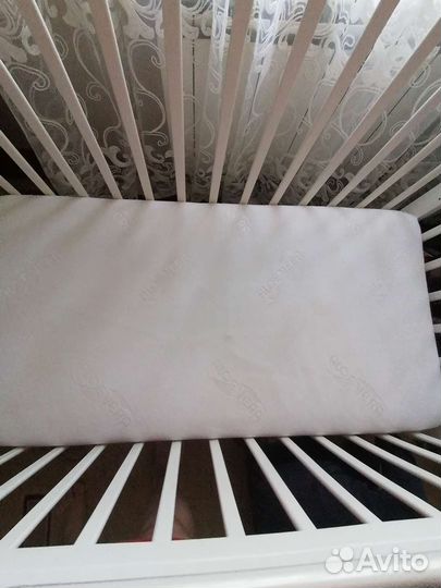 Детская кровать с матрасом бу