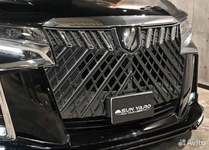 Решетка радиатора wald для Toyota Alphard AGH30W