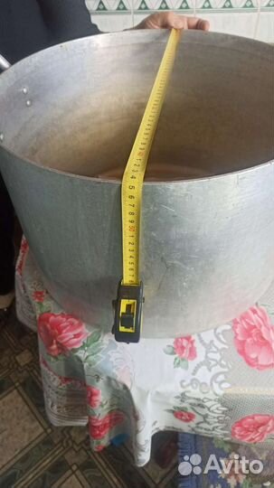 Кастрюля 50л с крышкой, из алюминия 4мм, СССР