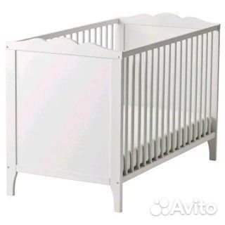 Детская кроватка IKEA Hensvik, матрас, бортики