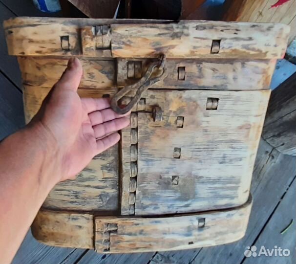 Старинный деревянный короб/ларь (начало 20 века)