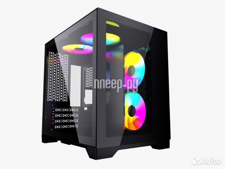 Powercase Vision Micro mATX без бп Black cvbm-L4