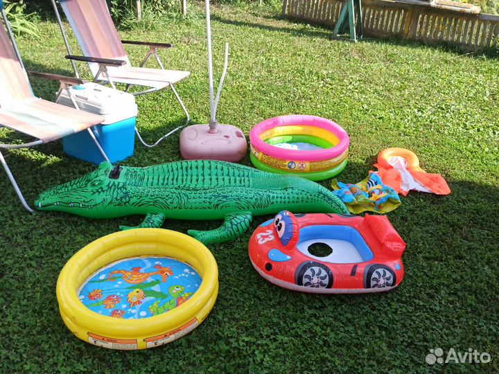 Надувной жилет intex круг катер