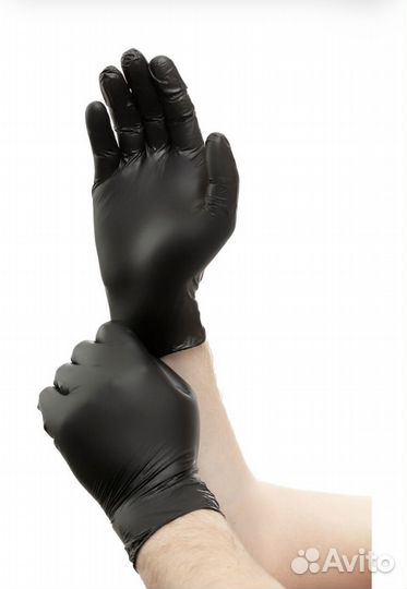 Перчатки нитриловые, 50 пар S