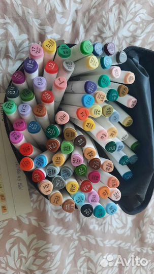 Маркеры для скетчинга 80 штук