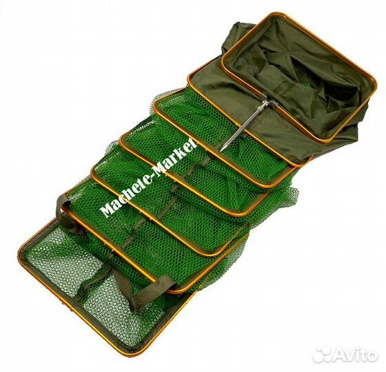 Садок береговой прорезиненный