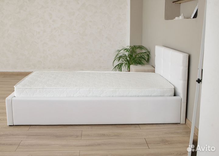 Кровать новая с матрасом 80х200 белая Роза