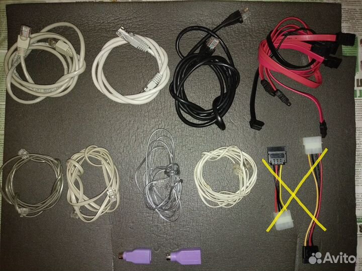 Комплектующие(Кабели 220В,шлейфы,разьемы)