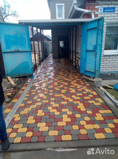 Благоустройства укладка тротуарной плитки