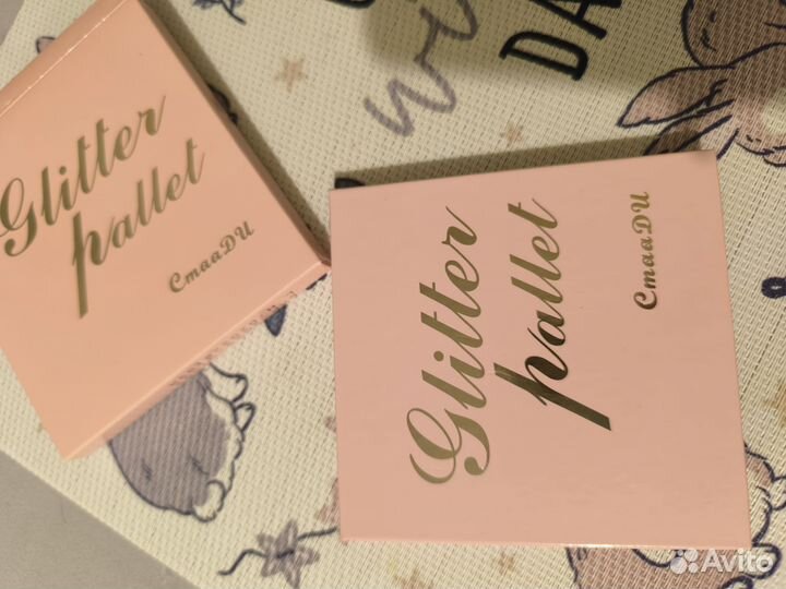 Блестки глиттеры палетка
