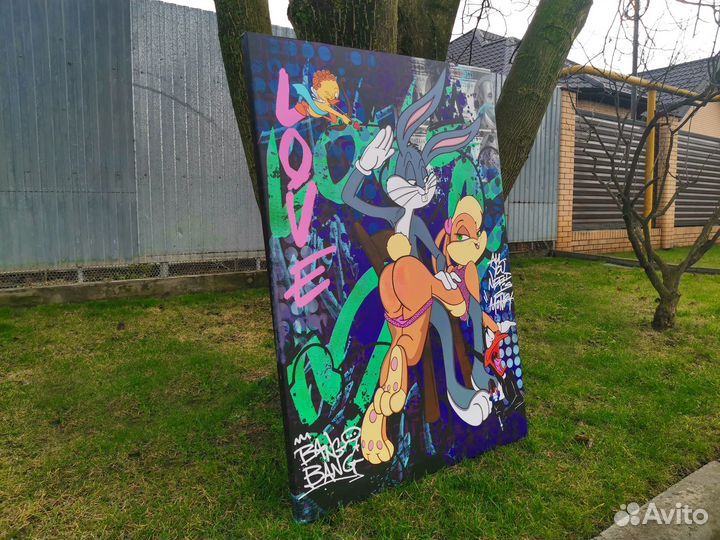 Картина Шлепающий Багз Банни