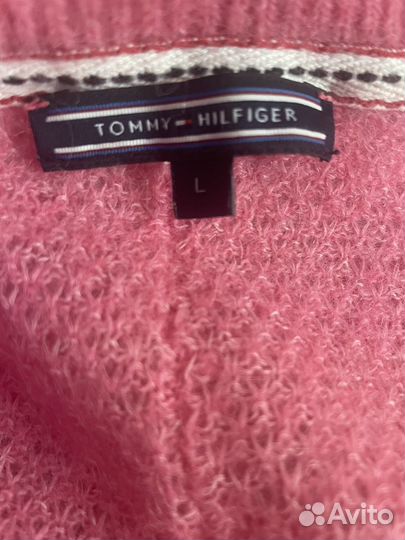 Свитер Tommy Hilfiger нежно розового цвета